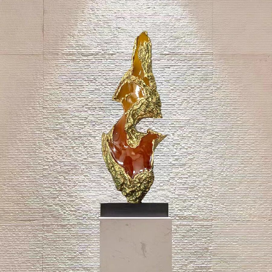 modern resin sculpture