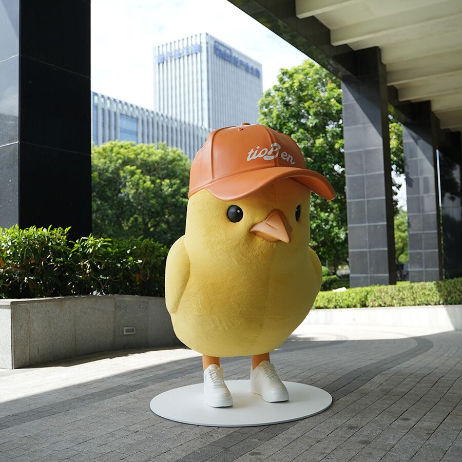 fiberglass chick sculpture 3