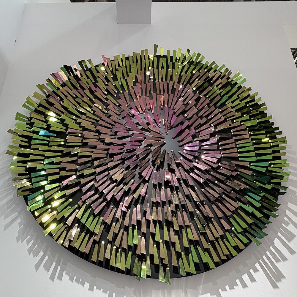 Stainless Steel Wall Art Sculpture 125 cm | Modern Abstract Metal Artwork for Interior Decoration - Image 2