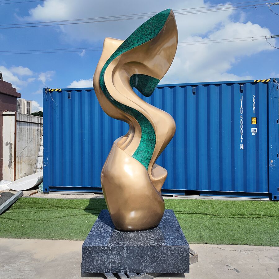 Abstract Stainless Steel Sculpture for Corporate Lobby & Commercial Interior - Image 5