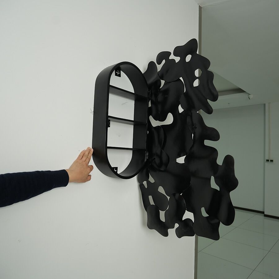 Modern Black Metal Wall Art 5